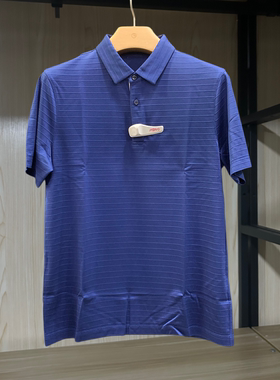 金利来男装T恤衫夏季桑蚕丝混纺常规翻领短袖MTS21111468-85