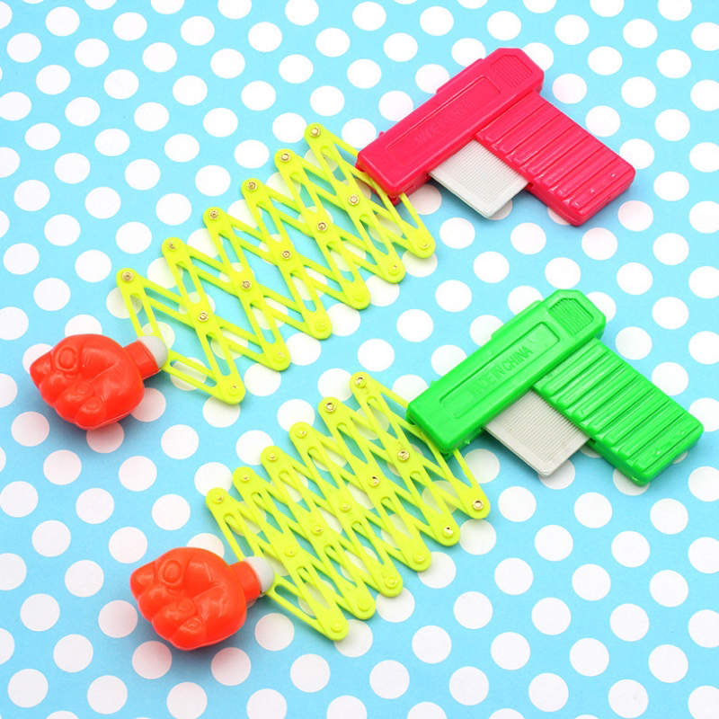 훈련반 경품 플라스틱 망원경 주먹총 어린이층 푸시 QR 코드 스캔 선물 오프라인 QR 코드 스캔 이벤트 선물