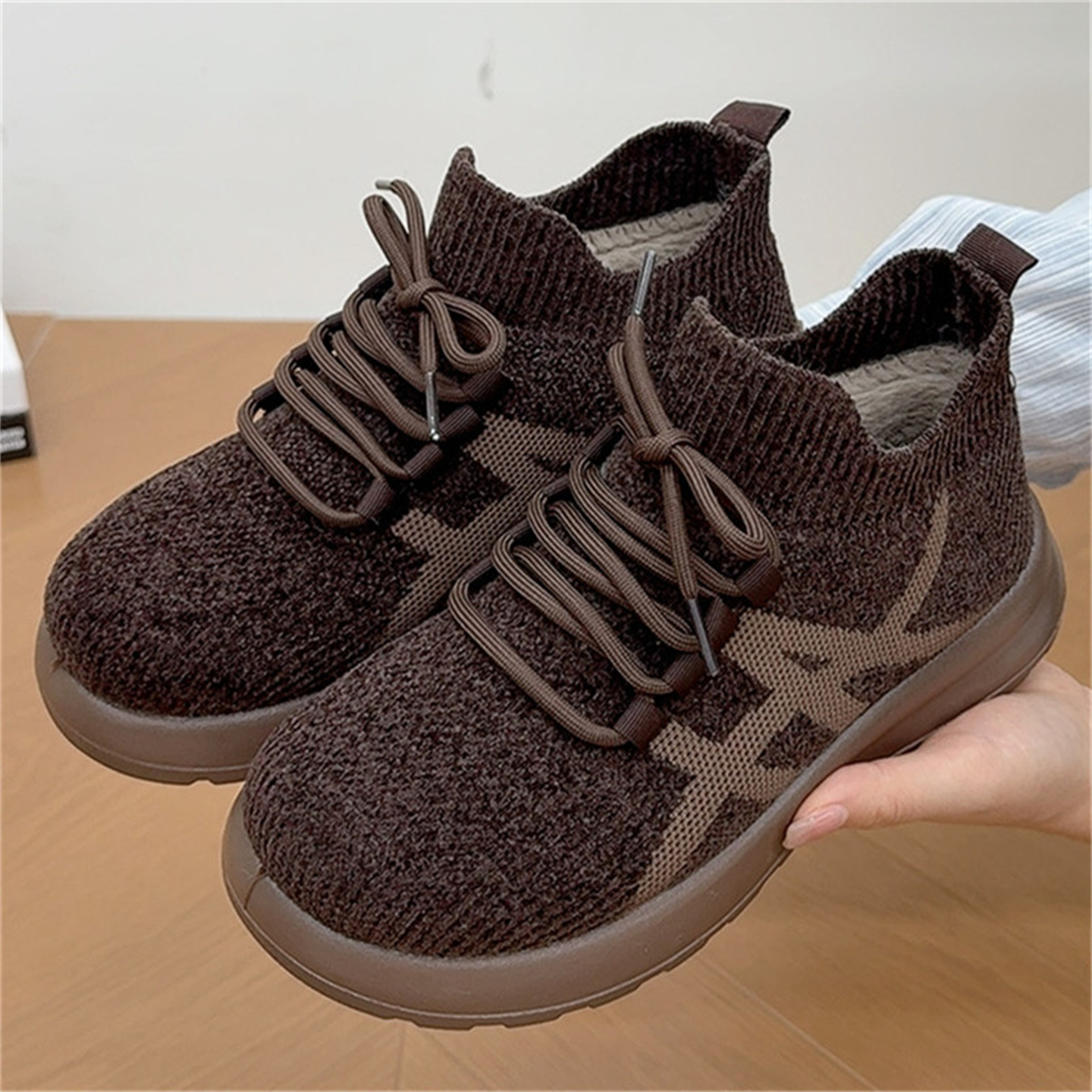 京睿老北京布鞋加绒加厚妈妈鞋