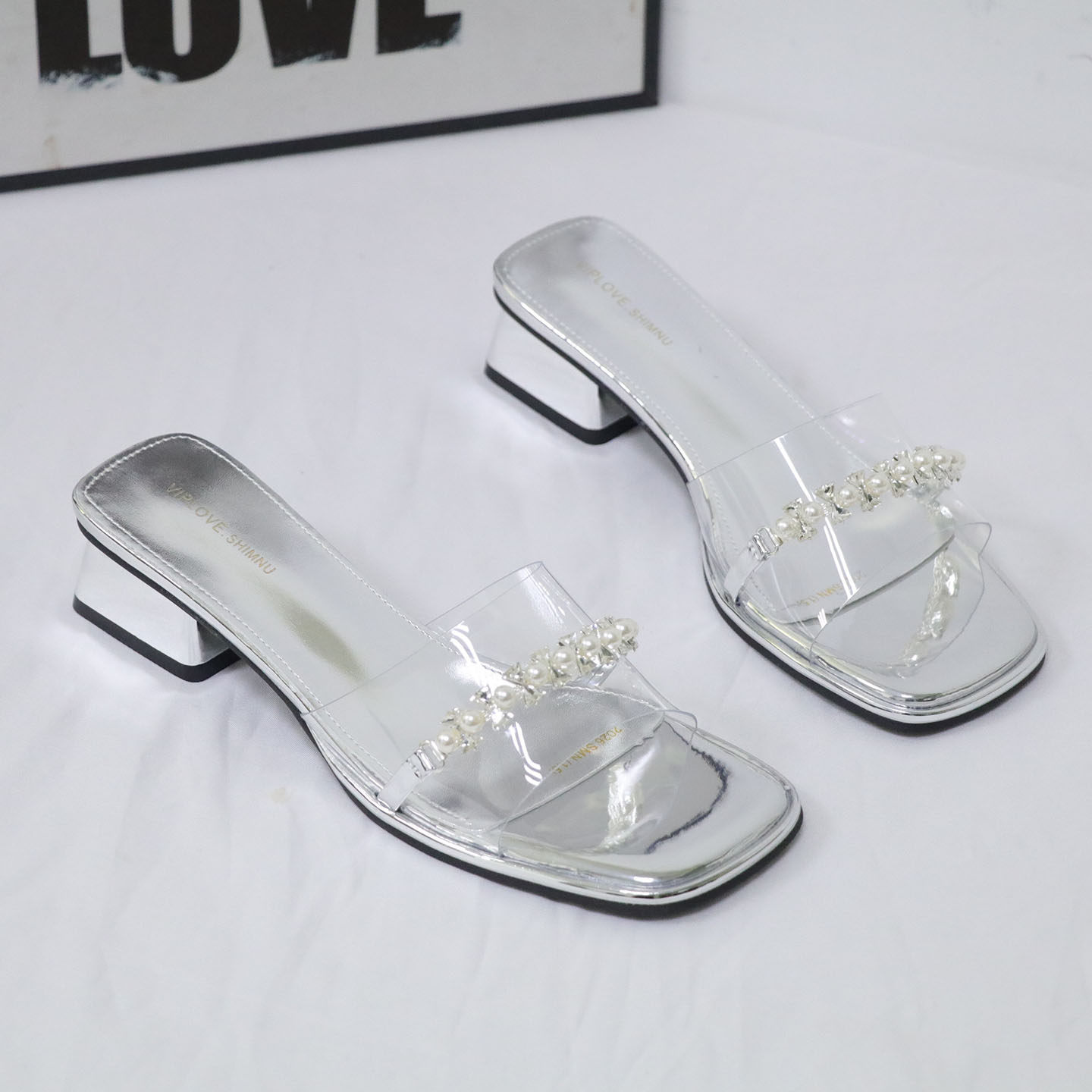 法式粗跟凉拖鞋女春夏外穿2026新款透明水钻一字拖仙女风水晶凉鞋,女鞋,一字拖,淘宝优惠券,粉丝福利购,淘宝优惠卷