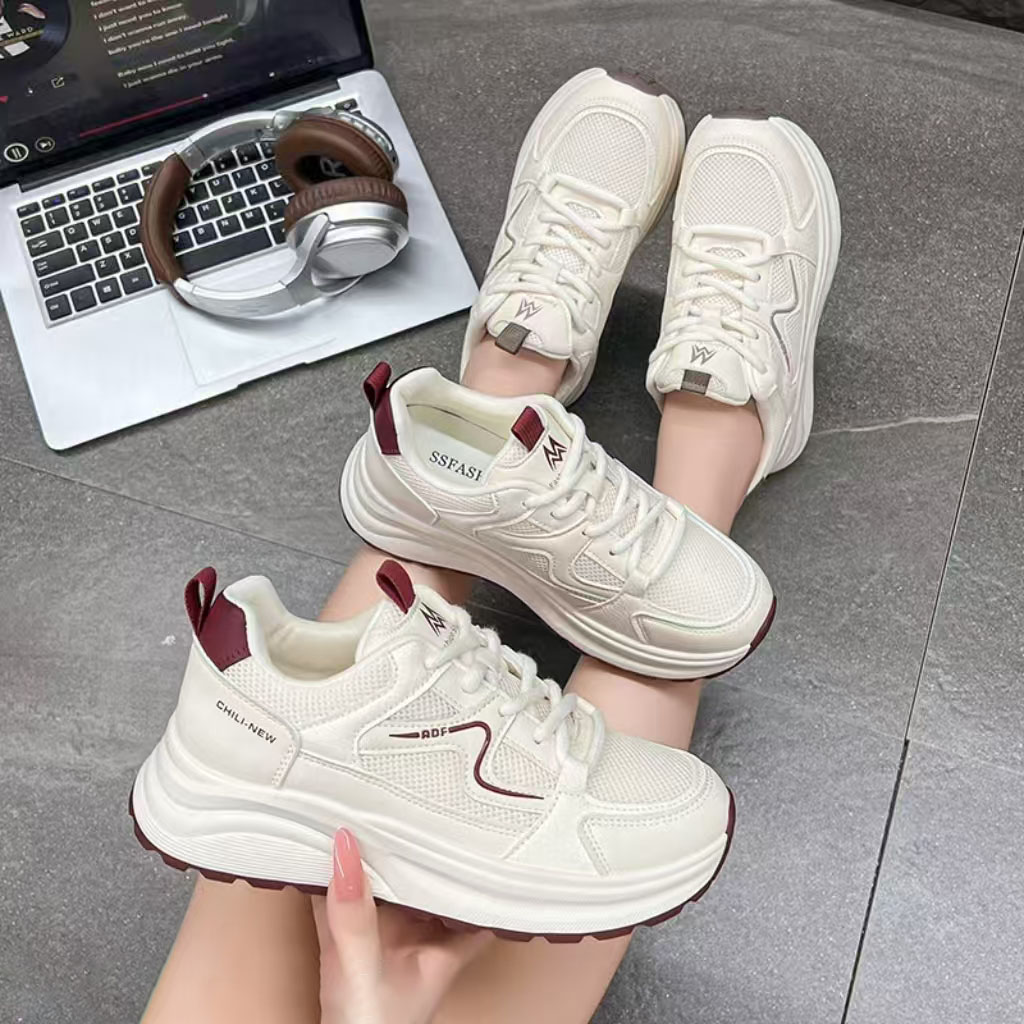 2025新款春季爆款透气老爹鞋