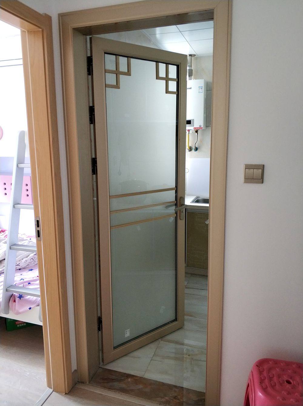 武汉定制卧室门室内门厨房卫生间阳台隔断玻璃门铝合金门