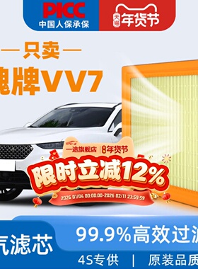 适配魏牌VV7空气滤芯长城WEY魏派原厂24款17汽车空滤空气格滤清器