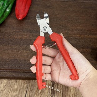 不锈钢窝型摘果剪修枝剪苹果剪剪梨剪西红柿专用剪刀采摘剪不伤果