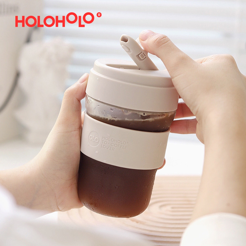 耐热高硼硅玻璃咖啡随行杯