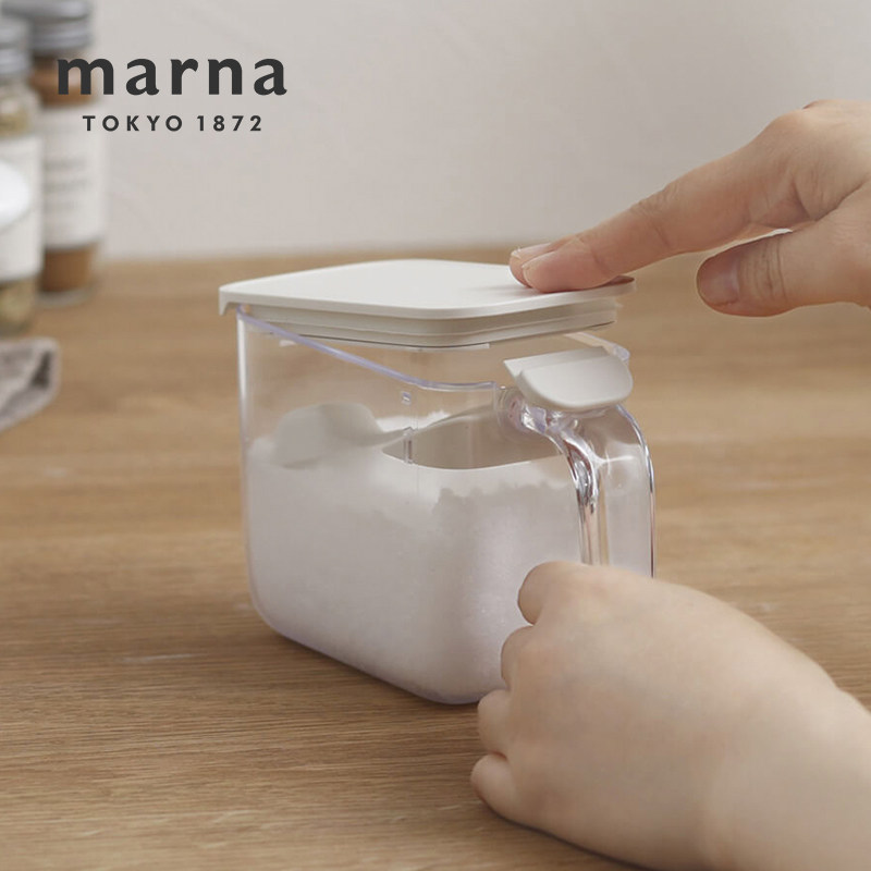 日本marna厨房塑料调料罐