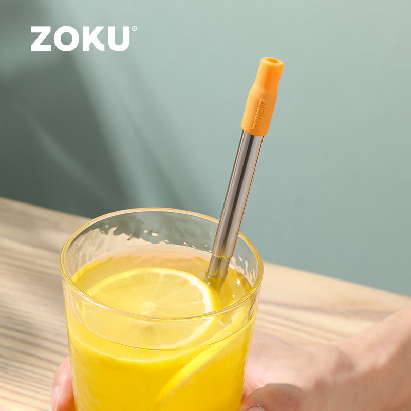 美国zoku不锈钢吸管随身便携