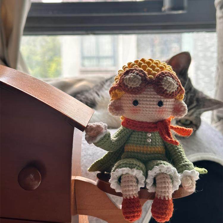 小王子狐狸diy编织毛线钩针玩偶成品送女友闺蜜礼物成品挂件