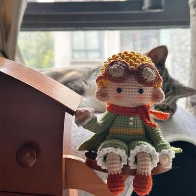 小王子狐狸diy编织毛线钩针玩偶成品送女友闺蜜礼物成品挂件