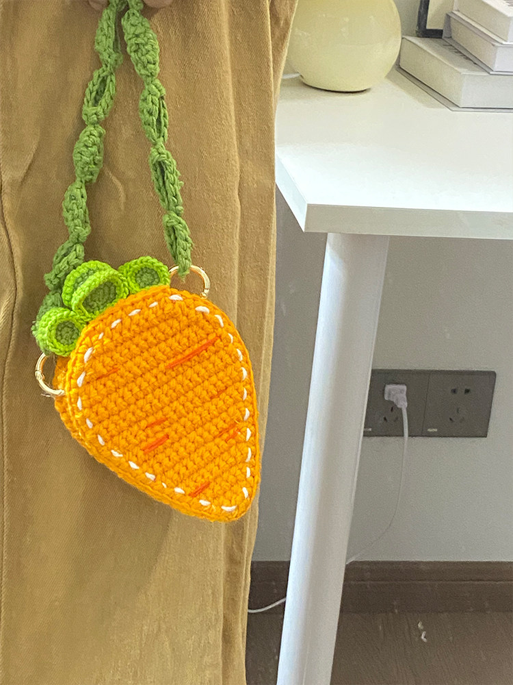 细牛奶棉手工钩织包包DIY