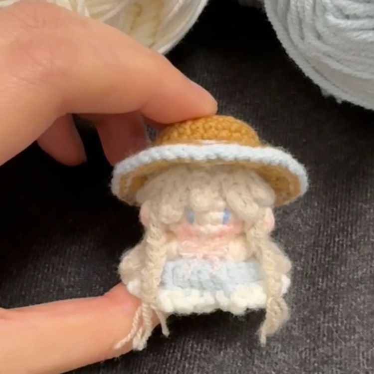 毛线钩针编织无限暖暖Q版玩偶手工diy礼物送闺蜜摆件材料包成品