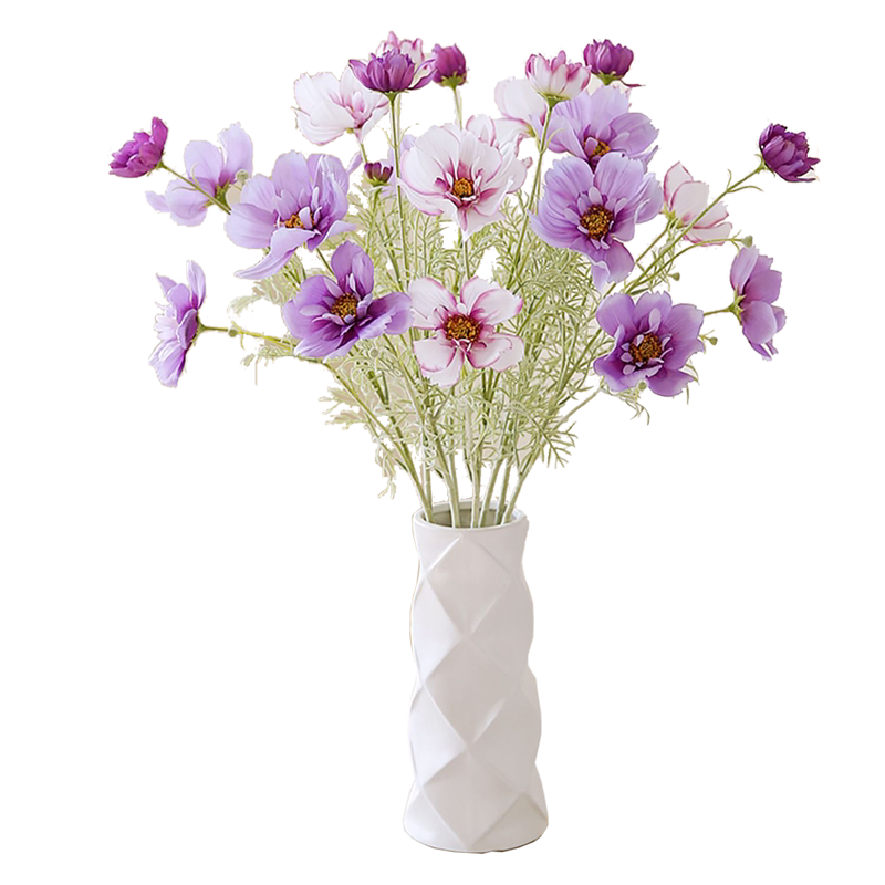 高品质大皇后波斯菊仿真花格桑花假花绢花餐桌客厅家居装饰花摆件