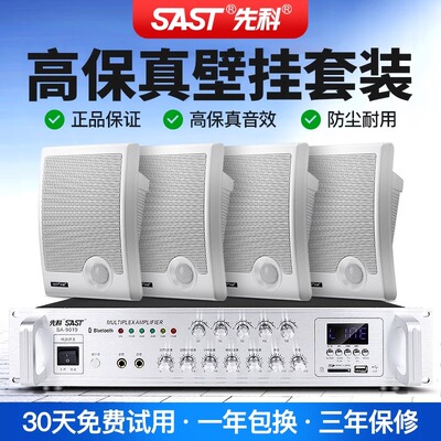 先科壁挂式蓝牙音响套装店铺专用