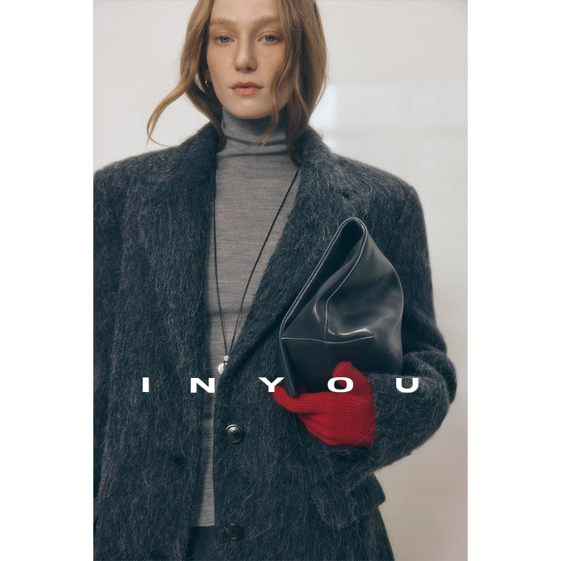因由 长毛羊驼绒毛呢西装外套女时髦气质秋冬休闲保暖短款大衣,女装/女士精品,毛呢外套,淘宝优惠券,粉丝福利购,淘宝优惠卷