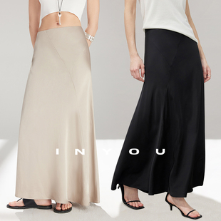 am10 因由 Row风弧形分割优雅高奢灵动鱼尾半身裙 00上新