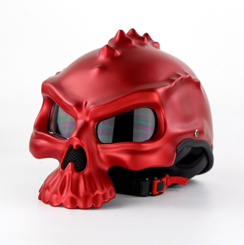 个性骷髅头盔489半盔哈雷盔可佩哈雷泡泡镜前后可互换戴|msdalam kategori motosikal/Equipment/Fitting, peralatan penunggang motosikal, Topi keledar motosikal - dari Buy2taobao.com untuk memberikan perkhidmatan ejen Taobao profesional membeli