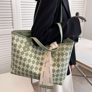 高级感大包包女2023秋冬新款 大容量单肩包百搭通勤托特包 网红时尚