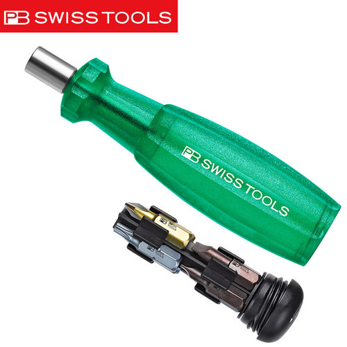 瑞士PB6460换头螺丝刀手柄进口组套一字十字梅花批头螺丝批改锥