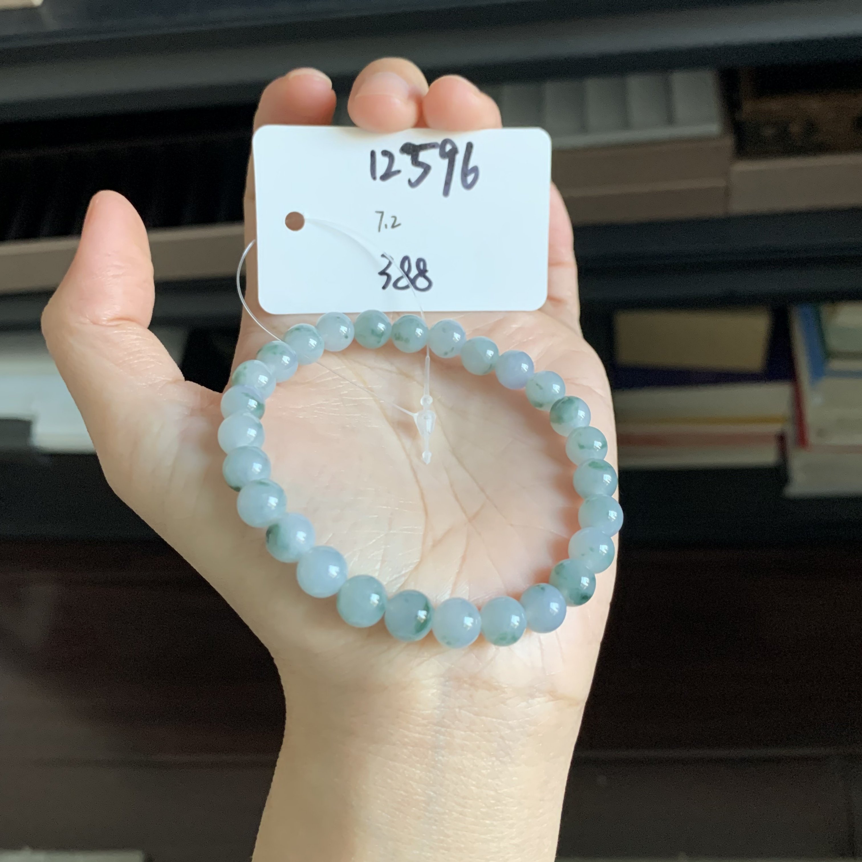 毛毛的翠/M 12596//天然特色飘花翡翠手串//388,珠宝/钻石/翡翠,手链/手串,淘宝优惠券,粉丝福利购,淘宝优惠卷