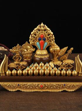 慧宝总集组合密宗纯铜佛具