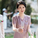 喜妈妈婚宴礼服高端轻奢高级感年轻款 喜婆婆紫色减龄礼服2026夏季