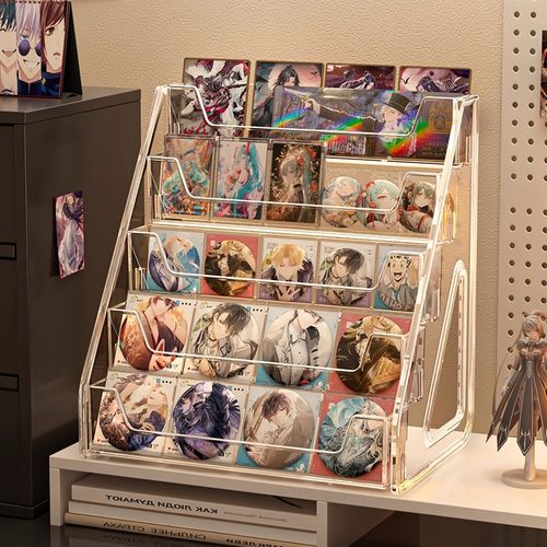 吧唧展示架阶梯式陈列置物架