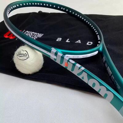 代购WILSON Blade 100 V9威尔胜森林绿定制拍DIY网球拍比赛训练