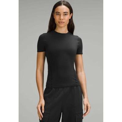 代购lululemon露露乐蒙女士运动T恤贴身剪裁速干透气高弹舒适