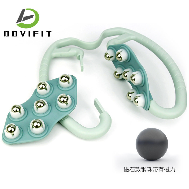 瑜伽滚珠环形美腿器家用健身腿部肌肉按器瘦腿美腿夹
