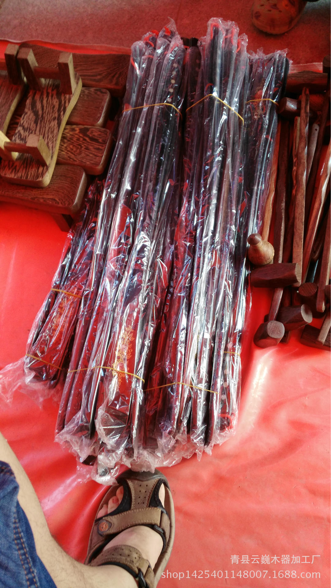 鸡翅木鞋拔子红木鞋拔工艺木质提鞋器