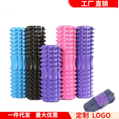 45ceva月牙空心瑜伽柱泡沫轴滚轴肌肉放松按摩轴 健身器材按摩棒