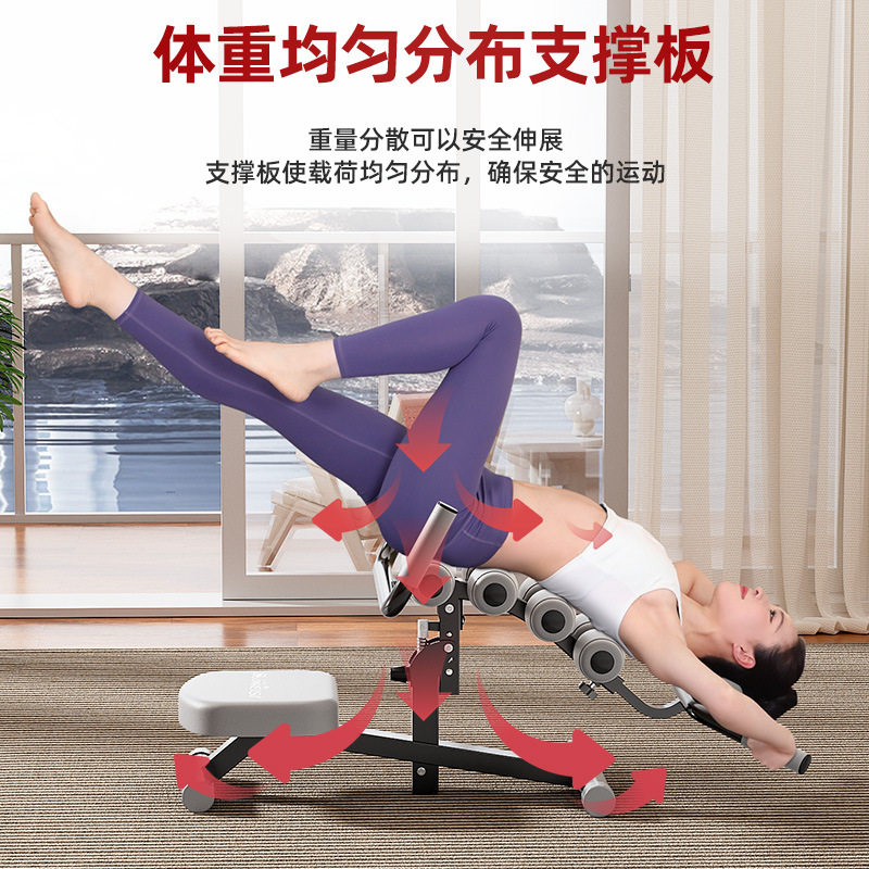 腰椎舒缓器脊柱矫正腰部拉伸顶腰练腰瑜伽普拉提器材脊柱矫正器材