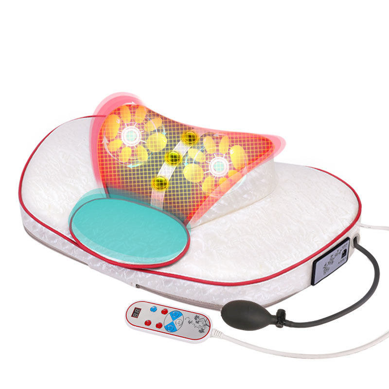 颈椎按摩器多功能全身电动颈部腰部肩部家用枕头肩颈拉伸垫护颈仪