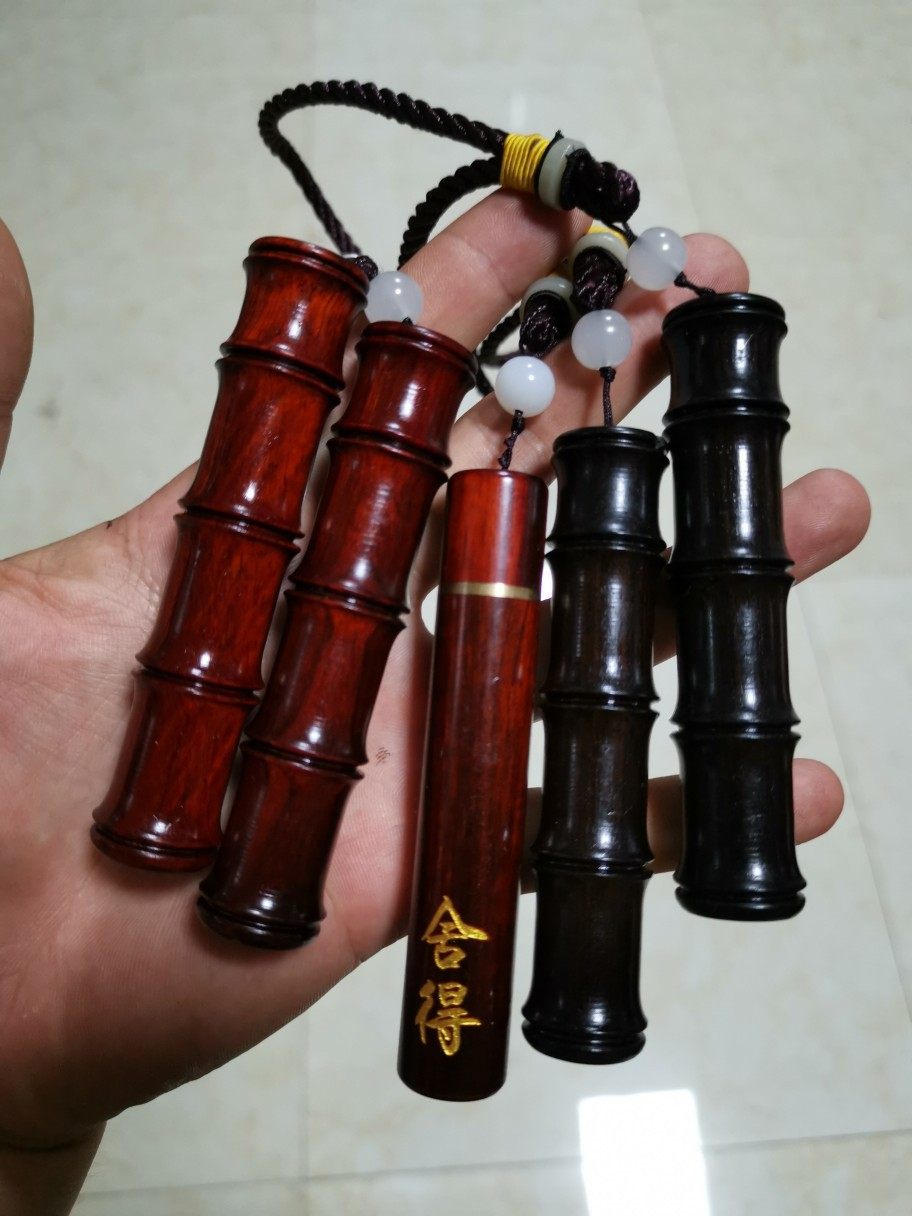 紫檀木火折子打火机 木质一吹就着火充电打火机 铜机芯结实