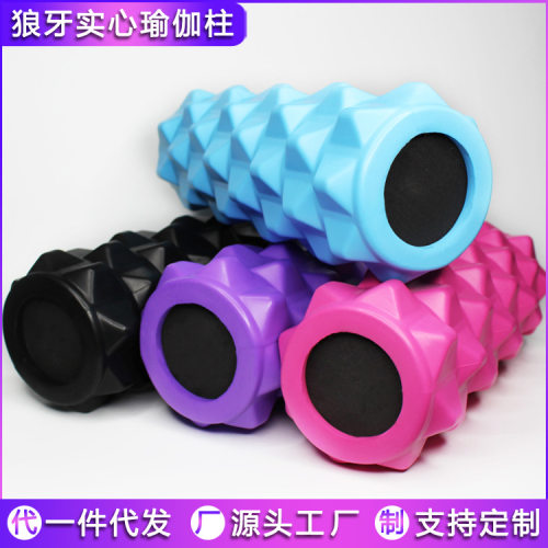 33x13实心琅琊棒瑜伽柱健身泡沫轴肌肉放松按滚轮棒滚轴