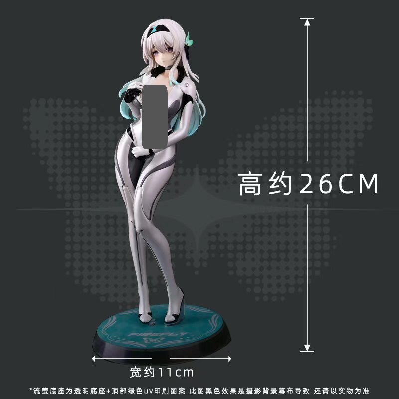 【现货】流萤 兔女郎1/7美少女手办GK模型二次元游戏机箱摆件