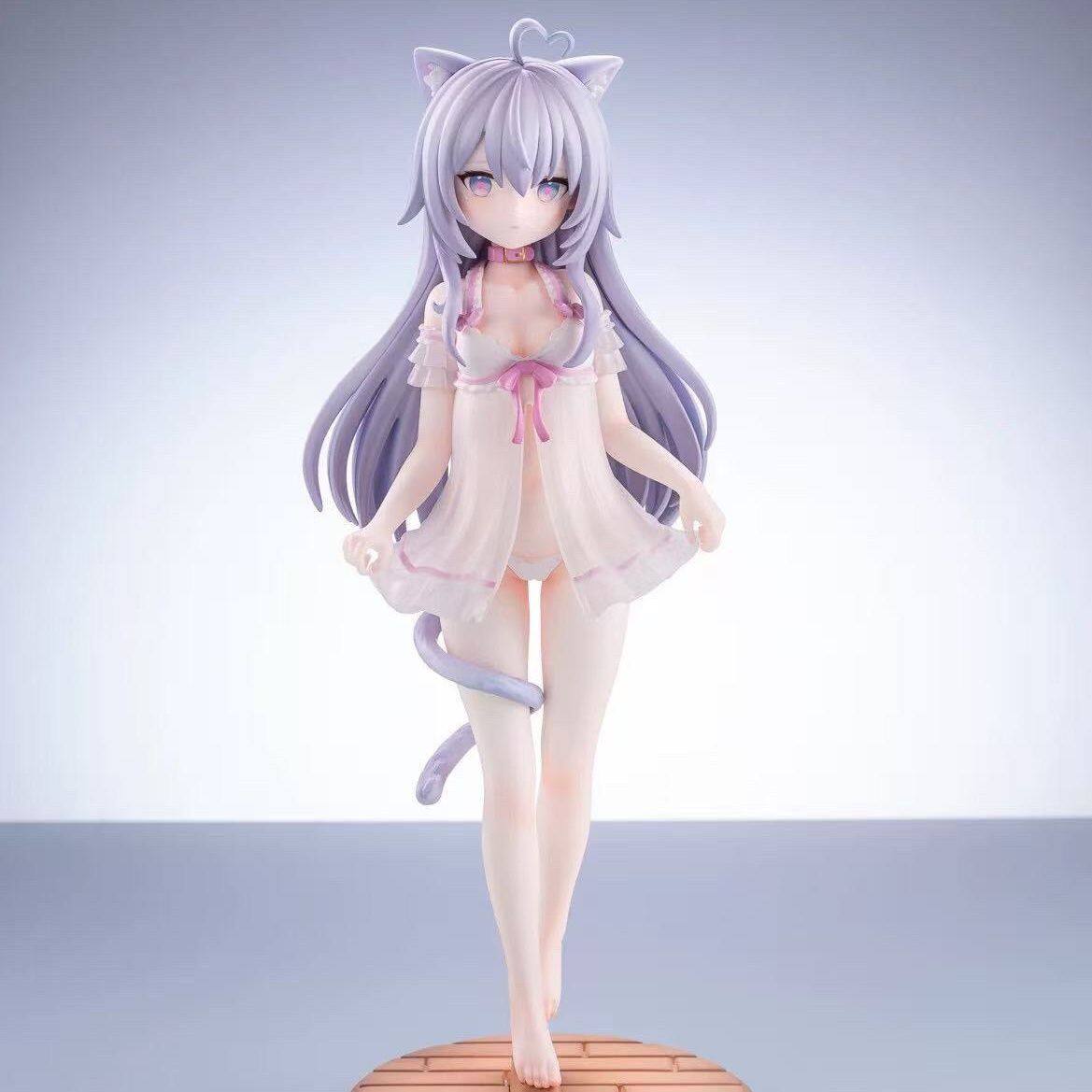 正版现货 星萝馆 家有猫猫 糯米米 手感漆 1/7手办