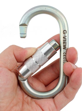 GVIEW/旗云 C141T KEY PERSON AUTO 钢制自动锁 攀岩速降登山