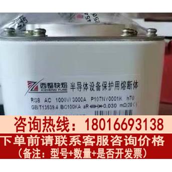 西安西整半导体设备保护用熔断器RS8 AC1000V/3000A P107NY0001K