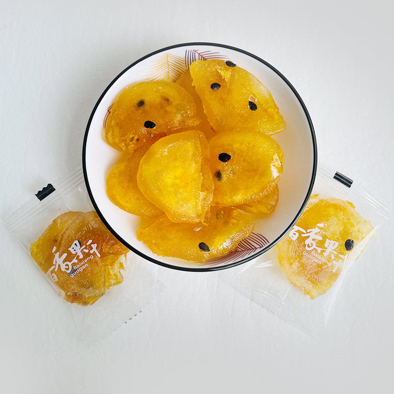 芒香园黄金百香果干独立包装酸甜