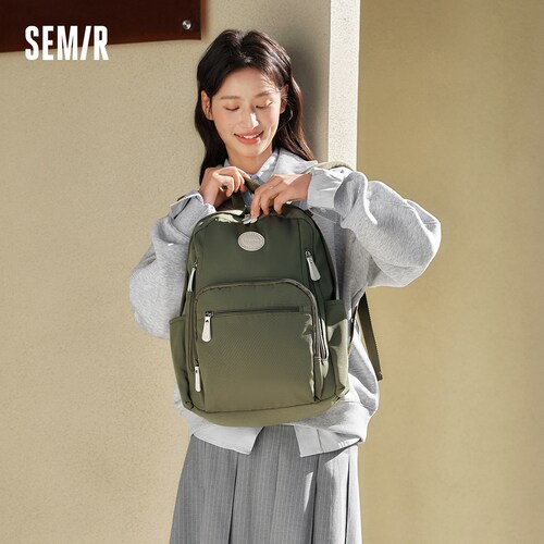 森马双肩包大容量电脑包简约风