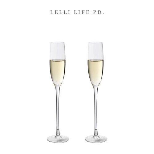 LELLI LIFEPD欧洲sunknight·酒具香槟杯水晶玻璃家用高脚|修洁