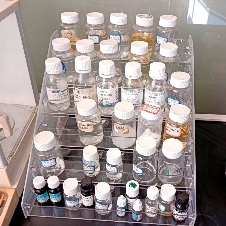 透明收纳架药物置物架药盒展示架药店药瓶透明实验器材瓶罐整理架