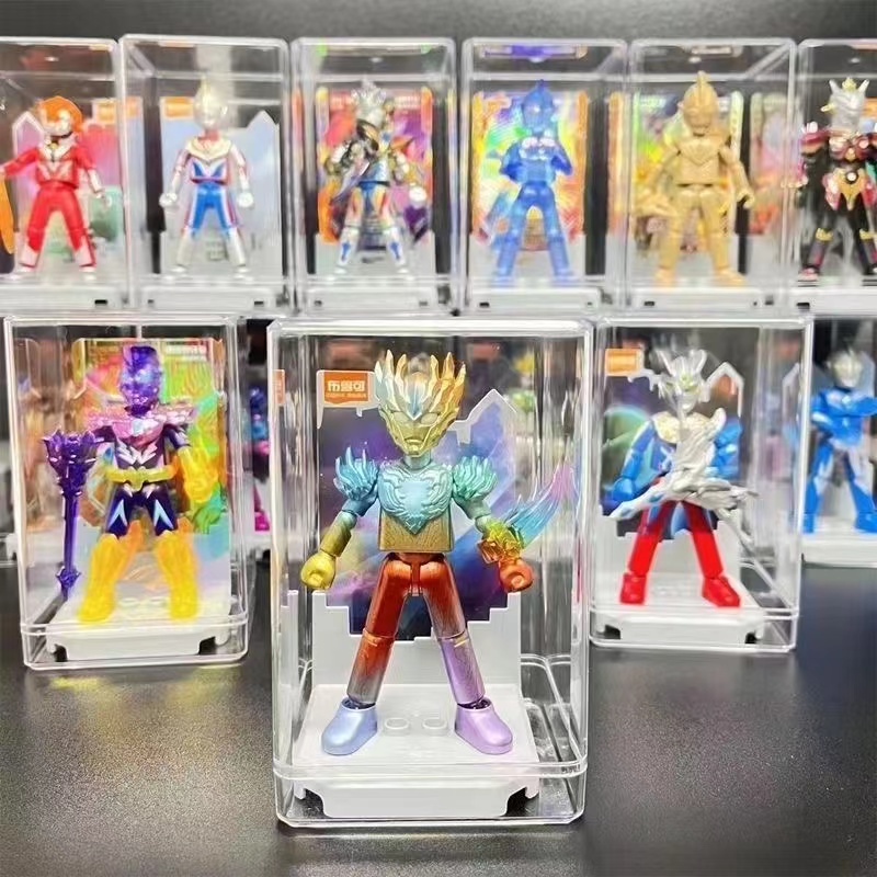 手办布鲁可收纳盒盲盒展示透明亚克力玩具泡泡玛特防尘盒展示盒