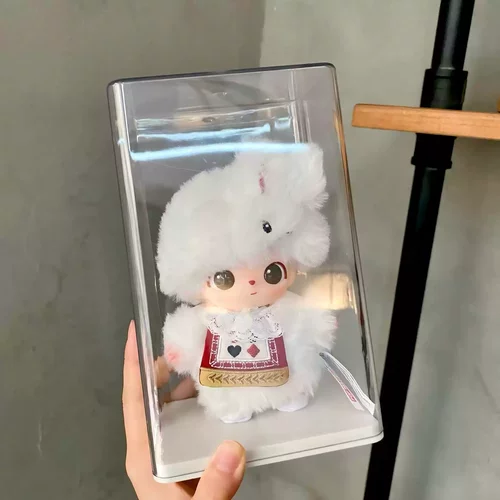 dimoo泡泡玛特手办透明防尘盒