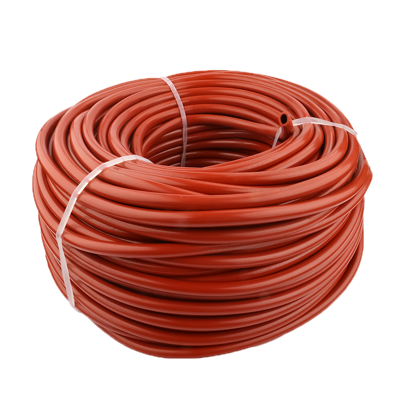 红色硅胶管耐高温耐油橡胶软管2/4/5/6/7/8/9/10mm工业级加厚水管