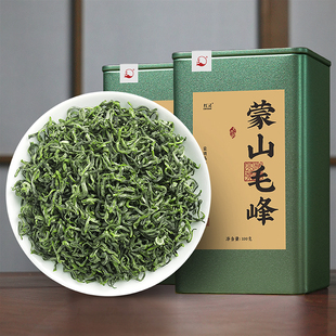 绿茶2025新茶明前蒙顶山茶毛峰茶叶自己喝罐装 250g