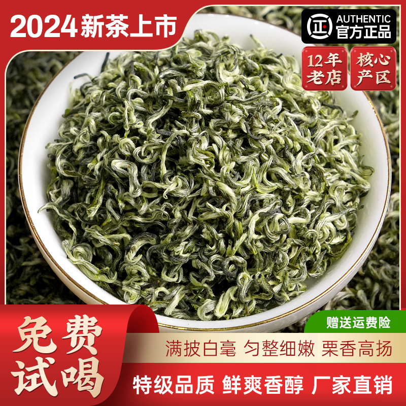 蒙顶甘露2024新茶明前嫩芽茶100g