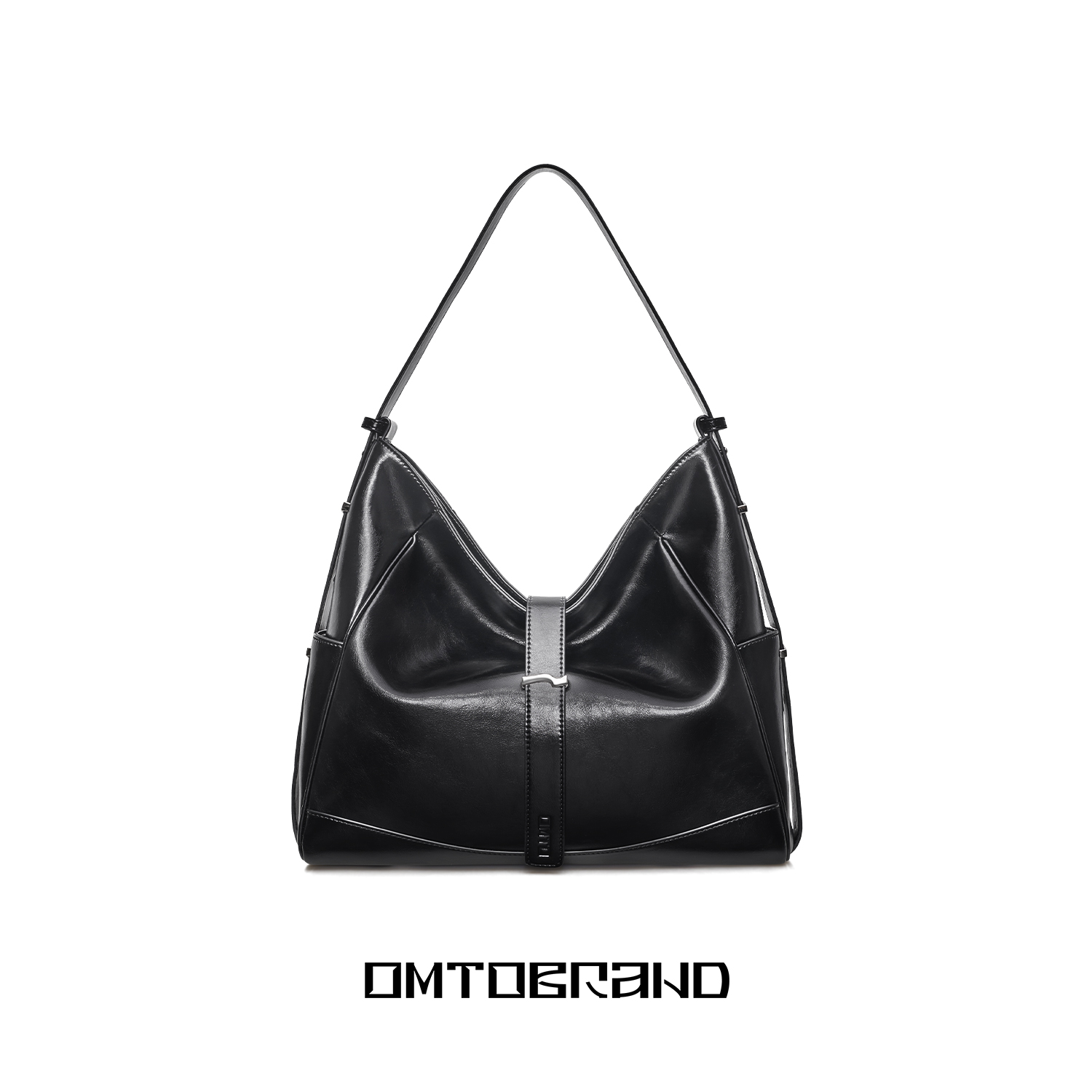 OMTO真皮冉冉软Hobo包女2025新款