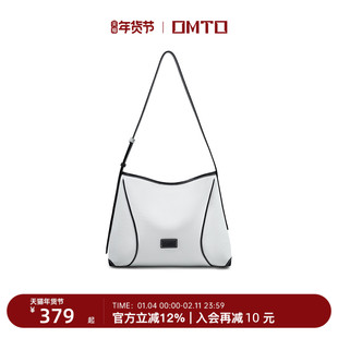 omto燕麦软hobo包包女26年新款仿帆布松弛感极简通勤斜挎单肩包女